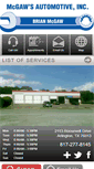 Mobile Screenshot of mcgawsautomotive.com